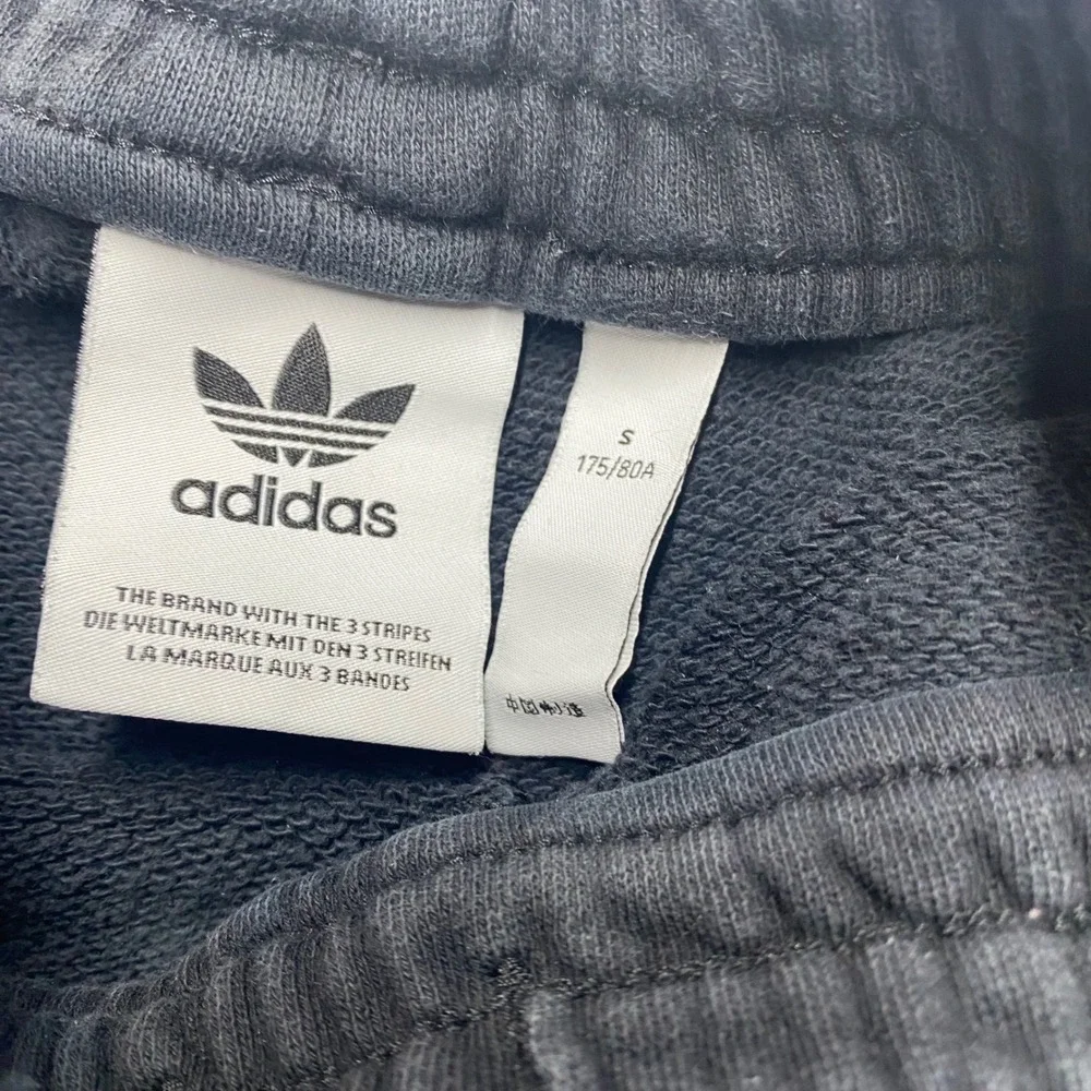 Adidas Originals Mens black Green Colorblock Stripe Jogger Sweatpants S flaw